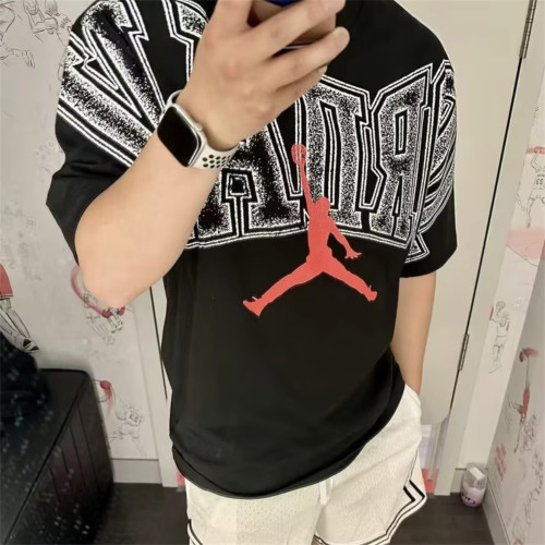 Nike耐克 Jordan AJ男子运动休闲潮流复古印花宽松短袖T恤 IQ0709