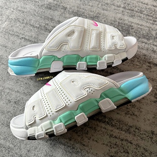 Nike耐克 FN3437 皮蓬大AIR男女运动休闲潮流气垫皮质篮球凉拖鞋