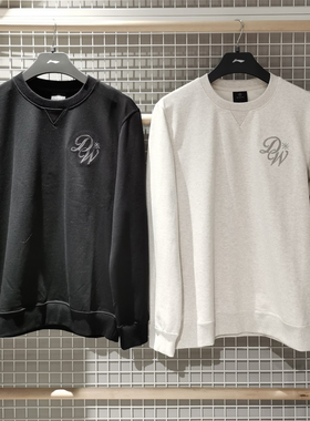 李宁 韦德系列男子运动休闲潮流刺绣宽松套头衫针织卫衣 AWDW013