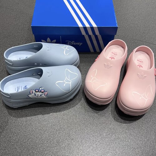 Adidas三叶草 玛丽猫女运动潮流厚底厨师鞋凉拖鞋 JR7150 JR4245
