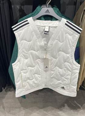 Adidas阿迪达斯 运动休闲潮流宽松棉服马甲坎肩背心外套 IS1263