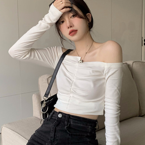 长袖短款适中皱褶棉女品质保证