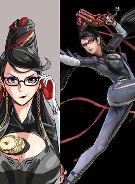 猎天使魔女贝优妮塔cos假发