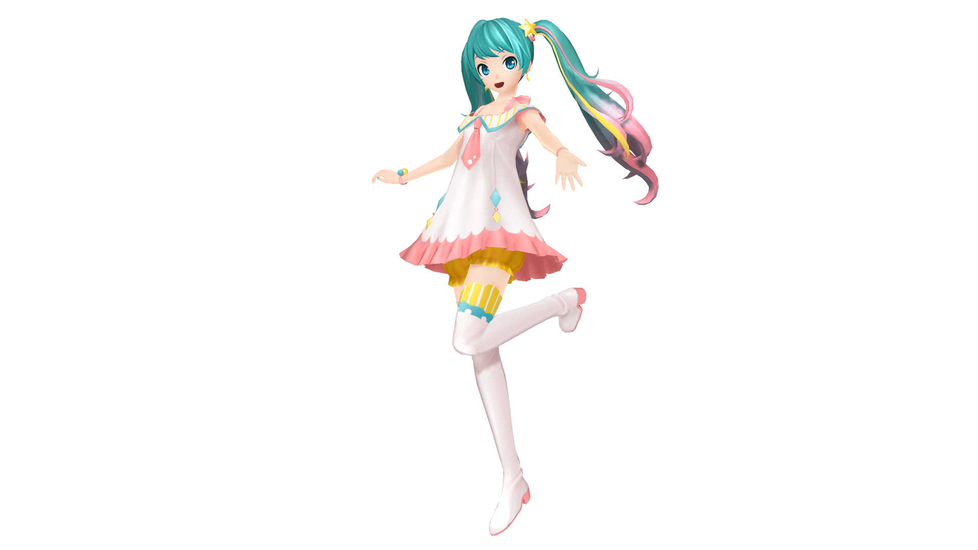 帝都动漫cosplay假发hatsune miku cos 初音未来 挑染 定做假毛