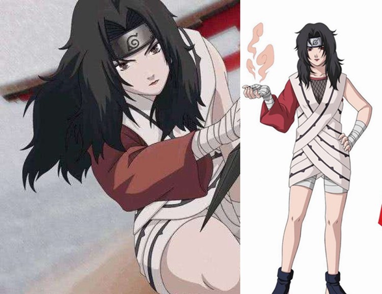 帝都动漫cosplay假毛cos 火影忍者 夕日红 黑色定制假毛