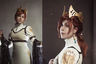 帝都动漫 cosplay 鬼泣4 姬莉叶 cos假发 来图定制 二次元造型