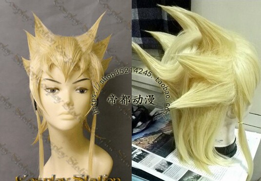 帝都动漫cosplay假毛    游戏王5dscos 杰克阿特拉斯    假发定做