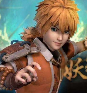 动漫 COSPLAY假毛 妖神记 COS 聂离 定型假发