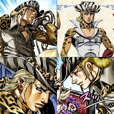 JOJO的奇妙冒险曼登提姆cos假发