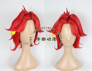 帝都动漫 COSPLAY 地狱客栈 Niffty 妮芙蒂 cos 假发 定制 双色