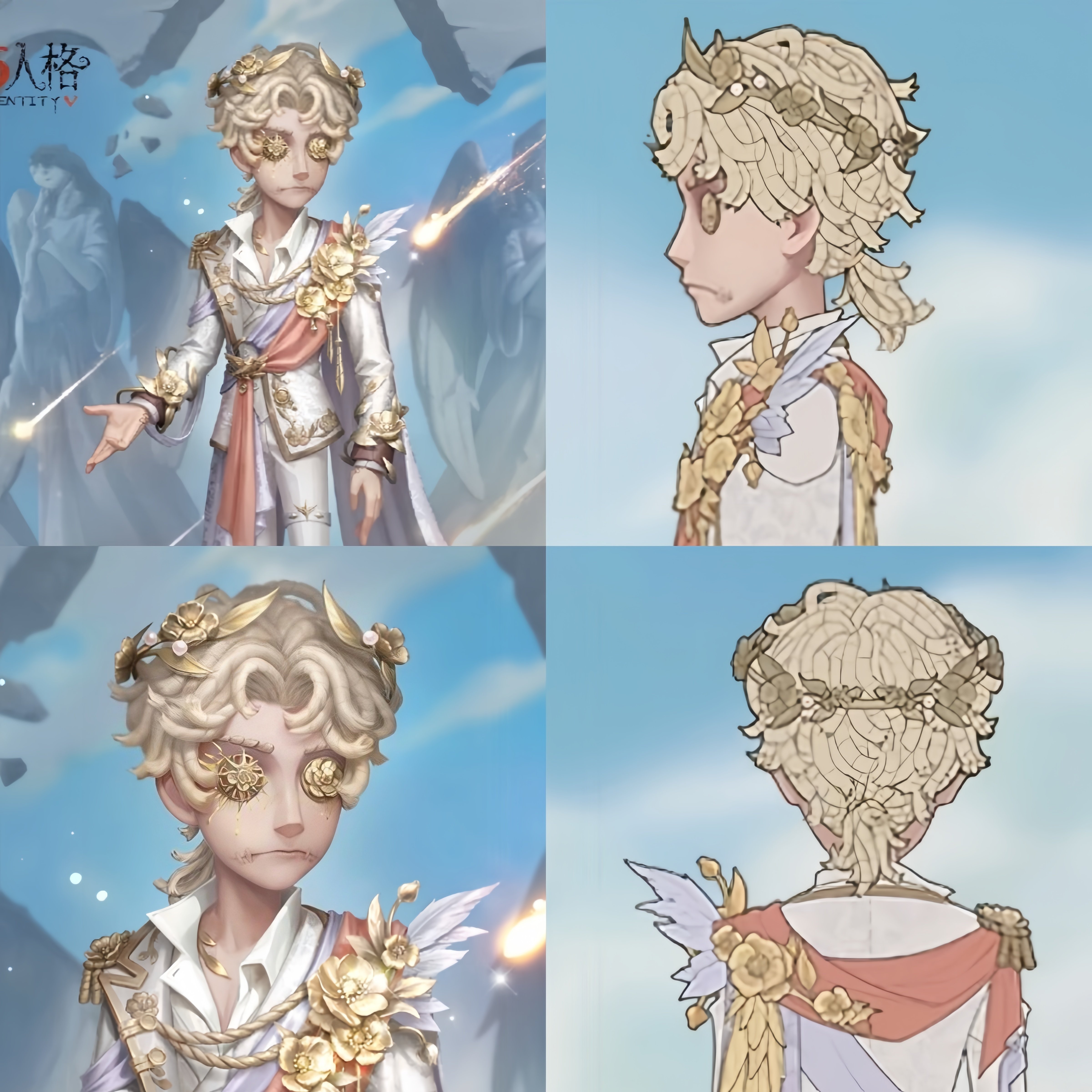 第五人格宁芙奖佣兵cos假发图片