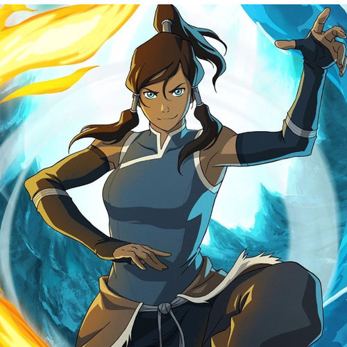 降世神通科拉传奇科拉cos假发