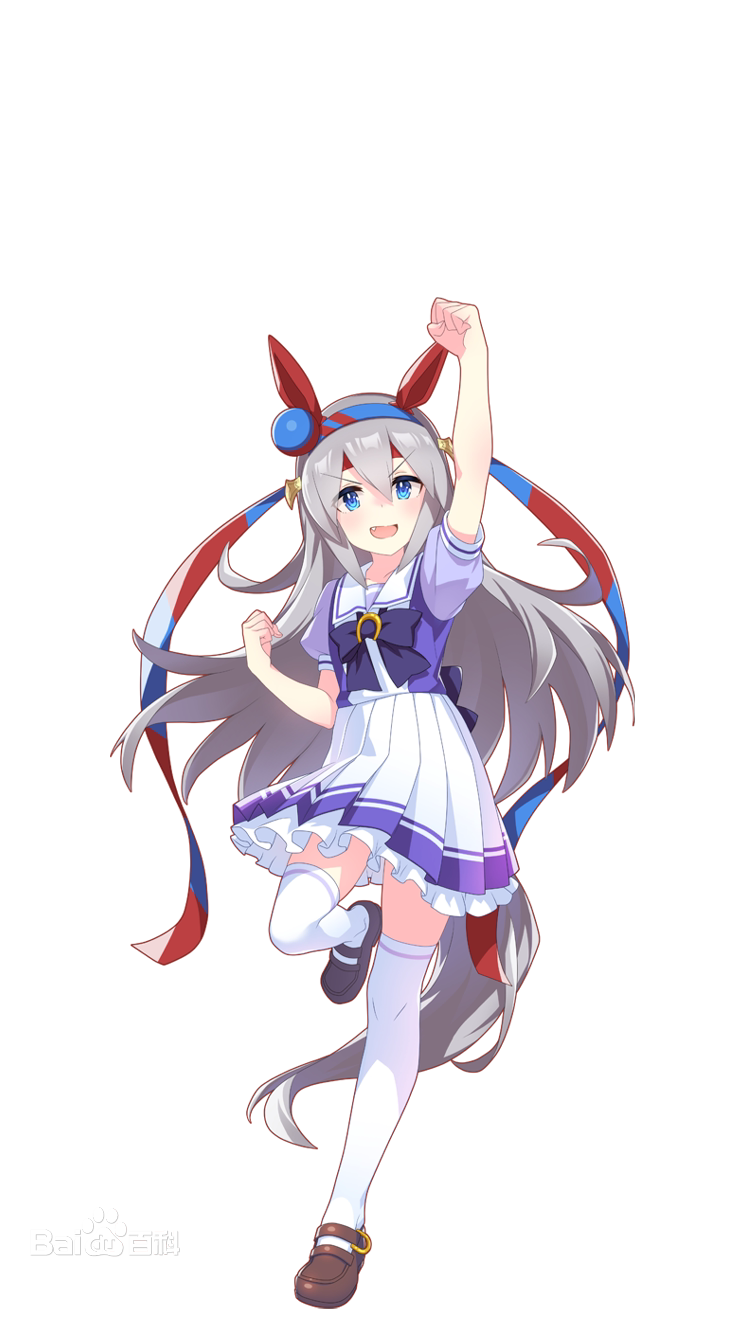 动漫cosplay假发套cos赛马娘玉藻十字尾巴游戏银色长翻翘定制假毛