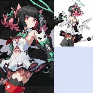 帝都动漫 COSPLAY 绝区零 妄想天使 六道沙莉叶南宫羽cos假发