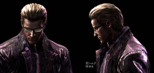 帝都动漫 COSPLAY 生化危机5 阿尔伯特威斯克 cos假发 来图定制