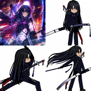 帝都动漫 COSPLAY 边狱巴士公司 lcb 良秀 cos假发 成品来图定制