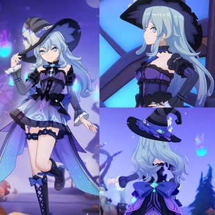 帝都动漫 COSPLAY 原神 千星奇域 烛影狂欢夜 cos假发 成品