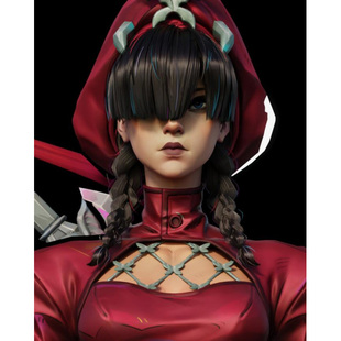 帝都动漫 cosplay 漫威争锋 灵蝶 赤鬼狩人 血色卡留多 cos假发