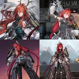 帝都动漫 COSPLAY 明日方舟终末地 余烬cos假发 成品 来图定制