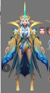 帝都动漫 联盟英雄-玉剑传说索拉卡假发 cos 定制 造型 游戏