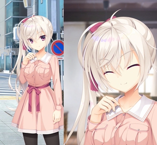 帝都动漫cosplay星光咖啡厅与死神之蝶 明月栞那cos假发 定制造型