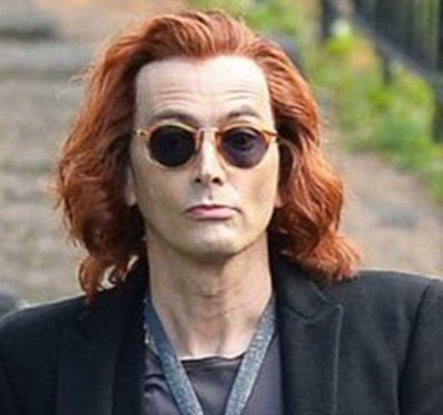 帝都动漫  COSPLAY假毛 好兆头Good omens COS克劳利Crowley 假发