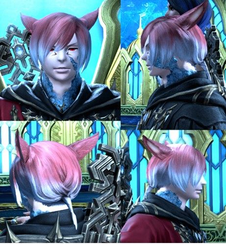 帝都动漫COSPLAY假毛    最终幻想14  COS  水晶公   假发定做