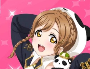 COSPLAY假毛 love live sunshine  COS国木田花丸 旗袍觉醒 假发