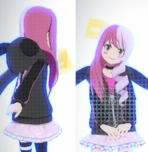 帝都动漫cosplay假毛 COS compass 梅古 双色 定做假发