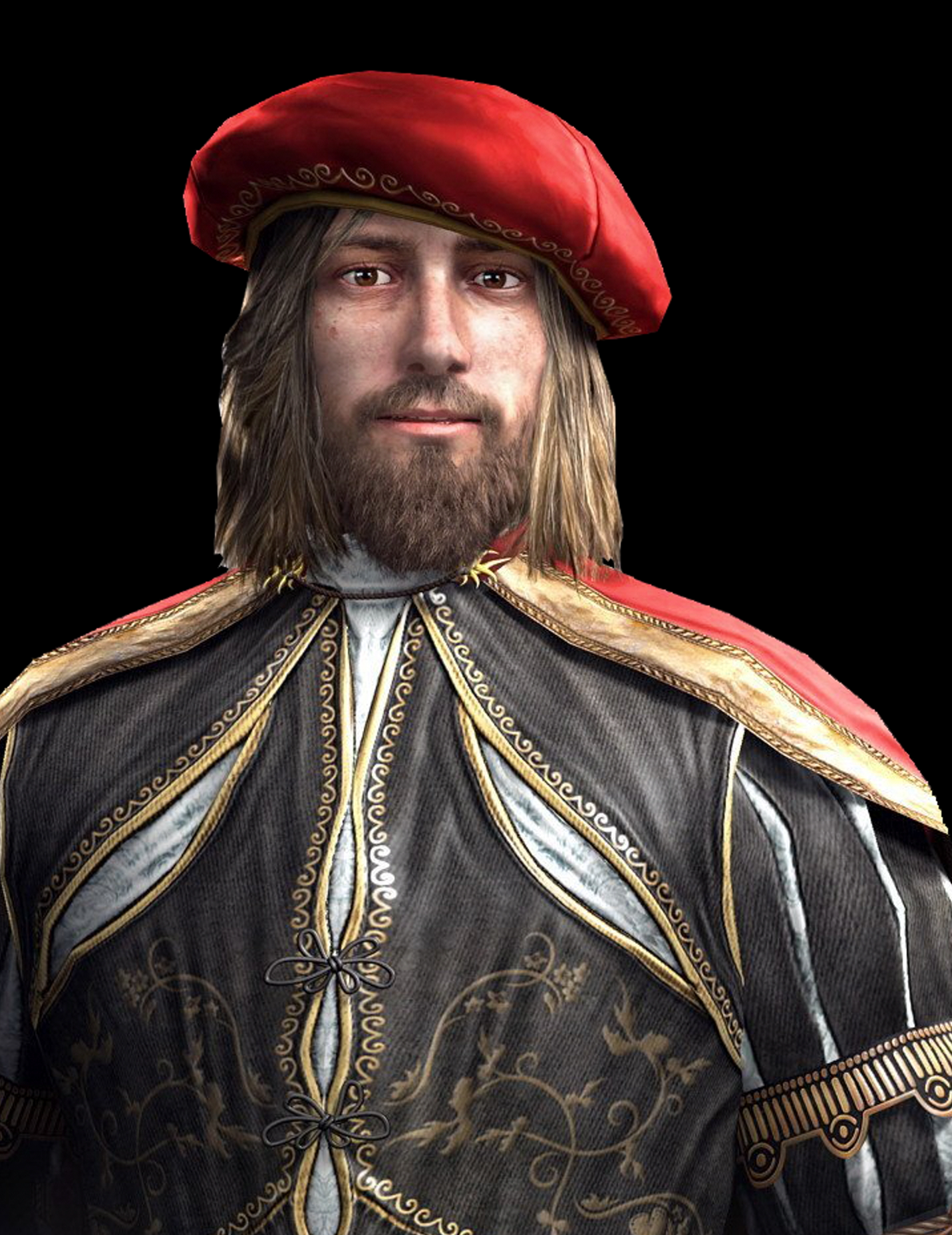 帝都动漫cosplay假毛  列奥纳多达芬奇  cos  刺客信条 假发定做