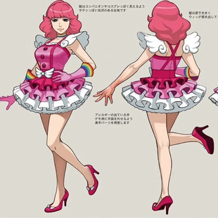 帝都动漫 cosplay 逆转裁判 风子 希月心音 cos 假发 定制 卷发