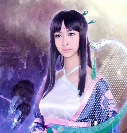 帝都动漫 仙剑奇侠传四 柳梦璃 cos假发 定制 古装女款 造型