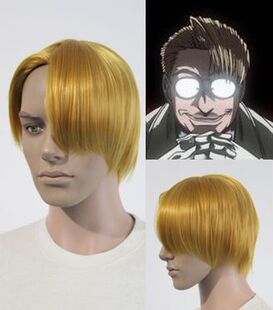 帝都动漫 皇家国教骑士团 少校 hellsing cos假发 来图定制 造型