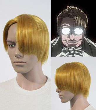 皇家国教骑士团少校cos假发