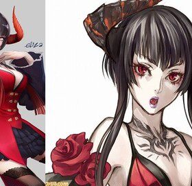 帝都铁拳6艾莉莎艾丽莎cos假发