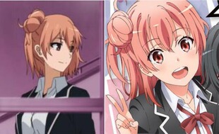 cosplay假发COS我的青春恋爱物语果然有问题由比滨结衣 定做假毛