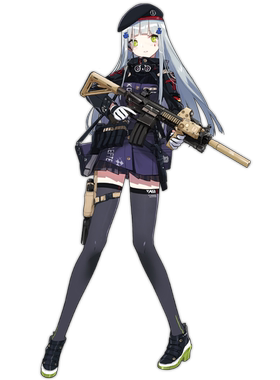 帝都动漫cosplay 少女前线 HK416 cos假发 来图定制 造型