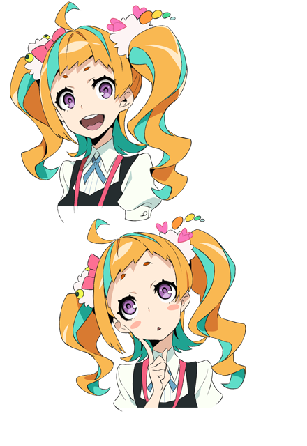 cosplay假发 cos假毛 羁绊者 新山仁子  三色 定做假毛