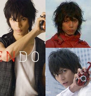 帝都动漫cosplay假毛 COS  假面骑士kabutou 天道总司 定做假发