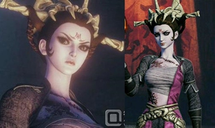 Cosplay假发 COS 画江湖之灵主 狂澜  假毛定做假发