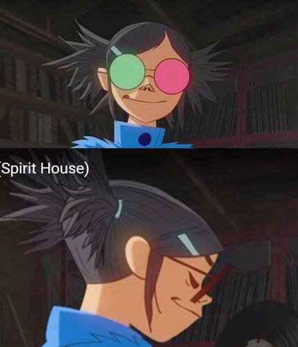 帝都动漫COSPLAY假毛GorillaZ  Noodle 造型 假发定做