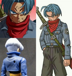 帝都动漫 cosplay 龙珠 特南克斯 特兰克斯cos假发来图定制 造型