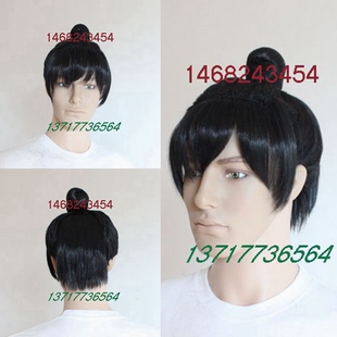 帝都动漫cosplay假发 COS 仙剑奇侠传 景天 半扎发包 古装男款