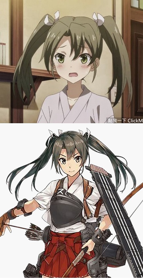 cosplay假发 cos假毛 舰队collection 舰娘 瑞鹤  定做假毛