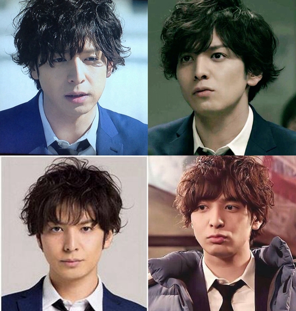 帝都动漫cosplay假毛 COS 无间双龙 龙崎郁夫 短卷发 定做假发