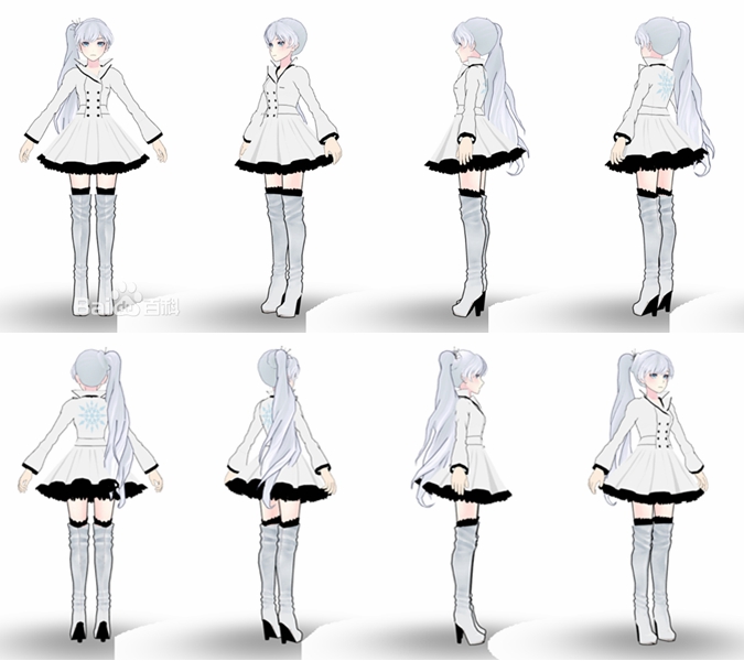 RWBY Weiss Schnee 魏絲雪倪 yang xiao long 陽(yáng)小龍 cos假發(fā)定制