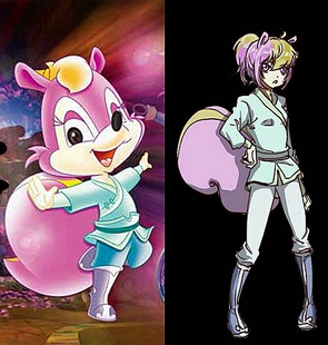 帝都动漫cosplay假发 COS 虹猫蓝兔七侠传 莎丽 拟人 定做假毛