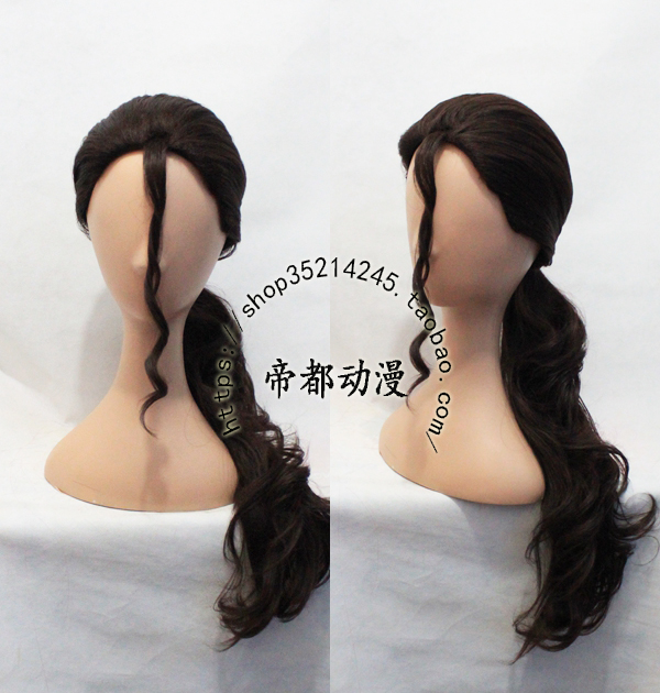 帝都动漫 COSPLAY  bleach死神 京乐春水队长 cos假发 低马尾卷发
