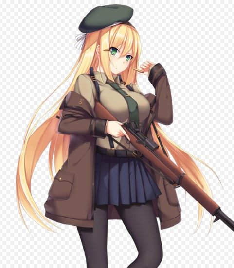 帝都动漫cosplay 少女前线 M1加兰德 cos假发 成品 来图定制