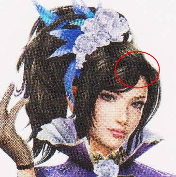 cosplay假发 COS假毛 真三国无双7 甄姬 定做假毛